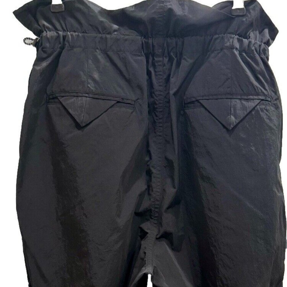 Sasquatchfabrix Black Nylon Elastic Waist Pants S… - image 4